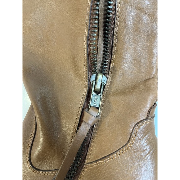 Lucky Brand Women's Heston Tall Boots Leather Gingerbread Oiled Vachetta Sz‎ 6.5 - Picture 5 of 7